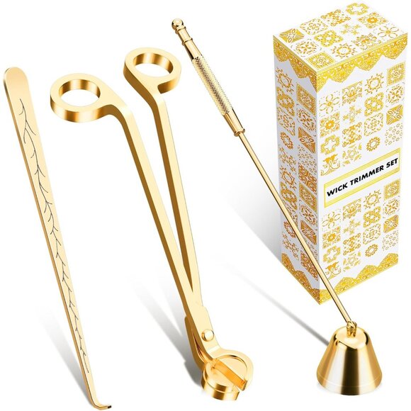 Other - Candle Wick Trimmer, Candle Snuffer and Wick Dipper & Candle Accessory Set, 3 in